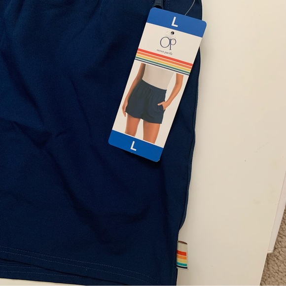 Ocean Pacific OP Shorts NWT Board Swim Shorts Navy Blue Size Large - Picture 4 of 9